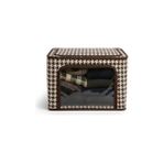 Zenwaya Store Tela Telli Dolap Düzenleyici Kutu (40X50X30 Cm) - Katlanabilir, Dik Duran Kumaş Hurç | Ön/üstten Açılır, Şeffaf Pencereli Organizer Gri ve Kahve Renk Seçenekli (Kahverengi) - Option-1
