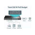 Zenwaya Store TL-SG1218MP, 18-Port Gigabit Rackmount Switch With 16 Poe+ - Option-1 - Beyaz