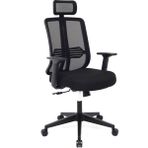 Zeon Büro Ofis Sistemleri // Comfort Black Yönetici Koltuğu Ofis Çalışma Koltuğu - Siyah - Siyah