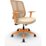 Zeon Büro Ofis Sistemleri // Comfort Pastel Çalışma Koltuğu Yönetici Koltuğu Genç Odası Çalışma Koltuğu - Turuncu