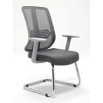 Zeon Büro Ofis Sistemleri // Comfort Visitor Mood Gray Misafir Bekleme Koltuğu Sabit Krom Ayak - Gri