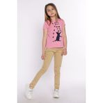Zepkids Restfull Kız Çocuk Gabardin Pantolon Likralı 8-12 Yaş - 3 Yaş - Bej
