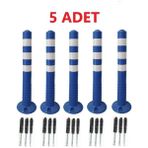 Zeplin 5 Adet Mavi Renk Otopark Düzenleyici 75 cm Eco Delinatör - 1 Parça