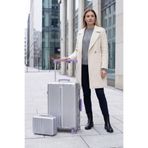 Zeplin Boxy PC Policarbon 2'li Valiz Seti (Orta ve Makyaj) Silver-Mor