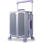 Zeplin Boxy Pc Policarbon Kabin Boy Valiz Silver-Mor - Mor - Gri
