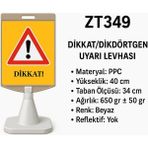 Zeplin Dikkat/dikdörtgen Uyarı Levhası - yok