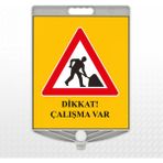 Zeplin Duba Üstü Uyarı Levhası - D - 1 - 34x40cm - 1 Adet