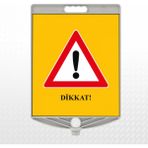 Zeplin Duba Üstü Uyarı Levhası - D - 4 - 34x40cm - 1 Adet