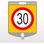 Zeplin Duba Üstü Uyarı Levhası - D - 5A - 30x30cm - 1 Adet
