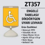 Zeplin Engelli Tabelası/dikdörtgen Uyarı Levhası - yok