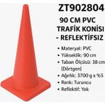Zeplin Pvc Trafik Konisi – Reflektifsiz – 90 cm - yok