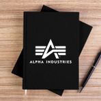 Zepplin Giyim Alpha Industries Siyah Kanvas Defter Çizgisiz - 14x21 cm