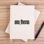 Zepplin Giyim Anathema Born Çizgisiz Kanvas Defter Çizgisiz - Krem - 14x21 cm