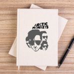 Zepplin Giyim Arctic Monkeys Group 2 Çizgisiz Kanvas Defter Çizgisiz - Krem - 14x21 cm