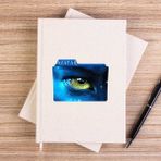Zepplin Giyim Avatar The Way Of Water Blue Line Çizgisiz Kanvas Defter Çizgisiz - Krem - 14x21 cm