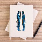Zepplin Giyim Avatar The Way Of Water Neytiri And Çizgisiz Kanvas Defter Çizgisiz - Krem - 14x21 cm