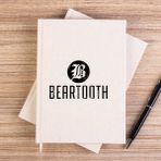 Zepplin Giyim Beartooth Classic Çizgisiz Kanvas Defter Çizgisiz - Krem - 14x21 cm