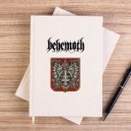Zepplin Giyim Behemoth Eagle And Snake Çizgisiz Kanvas Defter Çizgisiz - Krem - 14x21 cm