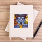 Zepplin Giyim Benediction Organised Chaos Çizgisiz Kanvas Defter Çizgisiz - Krem - 14x21 cm