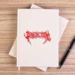 Zepplin Giyim Benediction Red Çizgisiz Kanvas Defter Çizgisiz - Krem - 14x21 cm