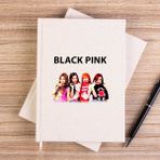 Zepplin Giyim Blackpink Black Çizgisiz Kanvas Defter Çizgisiz - Krem - 14x21 cm