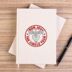 Zepplin Giyim Bon Jovi The Circle Tour Çizgisiz Kanvas Defter Çizgisiz - Krem - 14x21 cm