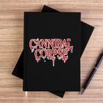 Zepplin Giyim Cannibal Corpse Cry Siyah Kanvas Defter Çizgisiz - 14x21 cm