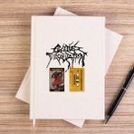 Zepplin Giyim Cattle Decapitation Homovore Çizgisiz Kanvas Defter Çizgisiz - Krem - 14x21 cm