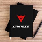 Zepplin Giyim Dainese Motorsiklet Siyah Kanvas Defter Çizgisiz - 14x21 cm