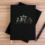 Zepplin Giyim Delta Force Team Siyah Çizgisiz Kanvas Defter Çizgisiz - 14x21 cm