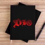 Zepplin Giyim Dio Siyah Kanvas Defter Çizgisiz - 14x21 cm