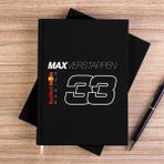 Zepplin Giyim F1 33 Max V. Siyah Kanvas Defter Çizgisiz - 14x21 cm