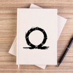 Zepplin Giyim God Of War Ragnarok Omega Çizgisiz Kanvas Defter Çizgisiz - Krem - 14x21 cm