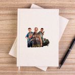 Zepplin Giyim Gta Three Conspirator Çizgisiz Kanvas Defter Çizgisiz - Krem - 14x21 cm