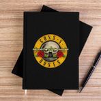 Zepplin Giyim Guns N Roses Siyah Kanvas Defter Çizgisiz - 14x21 cm