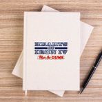 Zepplin Giyim Hearts Of Iron 4 Cool Çizgisiz Kanvas Defter Çizgisiz - Krem - 14x21 cm