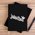 Zepplin Giyim Judas Priest Siyah Kanvas Defter Çizgisiz - 14x21 cm