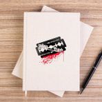 Zepplin Giyim Judas Priest Steel Çizgisiz Kanvas Defter Çizgisiz - Krem - 14x21 cm