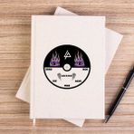 Zepplin Giyim Linkin Park Plak Çizgisiz Kanvas Defter Çizgisiz - Krem - 14x21 cm