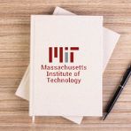 Zepplin Giyim Massachusetts Institute Of Technology Logo Siyah Kanvas Defter Çizgisiz - 14x21 cm