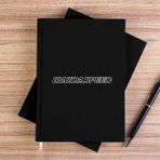 Zepplin Giyim Mazda Speed Siyah Çizgisiz Kanvas Defter Çizgisiz - 14x21 cm