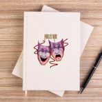 Zepplin Giyim Mötley Crüe Theatre Of Pain Çizgisiz Kanvas Defter Çizgisiz - Krem - 14x21 cm