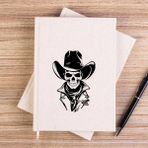 Zepplin Giyim Mr. Kovboy Çizgisiz Kanvas Defter Çizgisiz - Krem - 14x21 cm