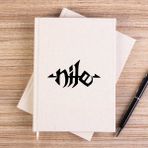 Zepplin Giyim Nile Logo Çizgisiz Kanvas Defter Çizgisiz - Krem - 14x21 cm