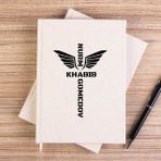 Zepplin Giyim Nurm Khabib Çizgisiz Kanvas Defter Çizgisiz - Krem - 14x21 cm