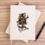 Zepplin Giyim Opeth Sketch Çizgisiz Kanvas Defter Çizgisiz - Krem - 14x21 cm