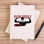 Zepplin Giyim Paın Today Krem Çizgisiz Kanvas Defter Çizgisiz - 14x21 cm