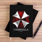 Zepplin Giyim Resident Evil Umbrella Corp Siyah Kanvas Defter Çizgisiz - 14x21 cm