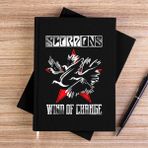 Zepplin Giyim Scorpions Wind Of Change Siyah Kanvas Defter Çizgisiz - 14x21 cm