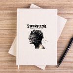 Zepplin Giyim Septicflesh Modern Primitive Çizgisiz Kanvas Defter Çizgisiz - Krem - 14x21 cm